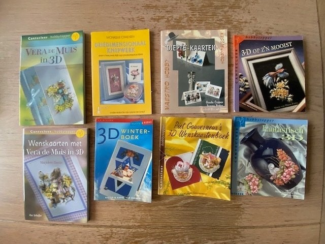 8 hobbyboekjes 3D kaarten maken, Boeken, Ophalen of Verzenden, Zo goed als nieuw, Overige onderwerpen
