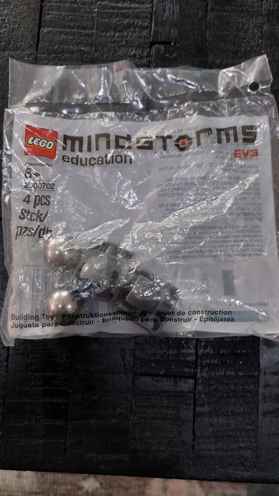 Nieuw 2 kogelwielen Lego education 2000702, Lego, Nieuw, Ophalen of Verzenden, Compleet