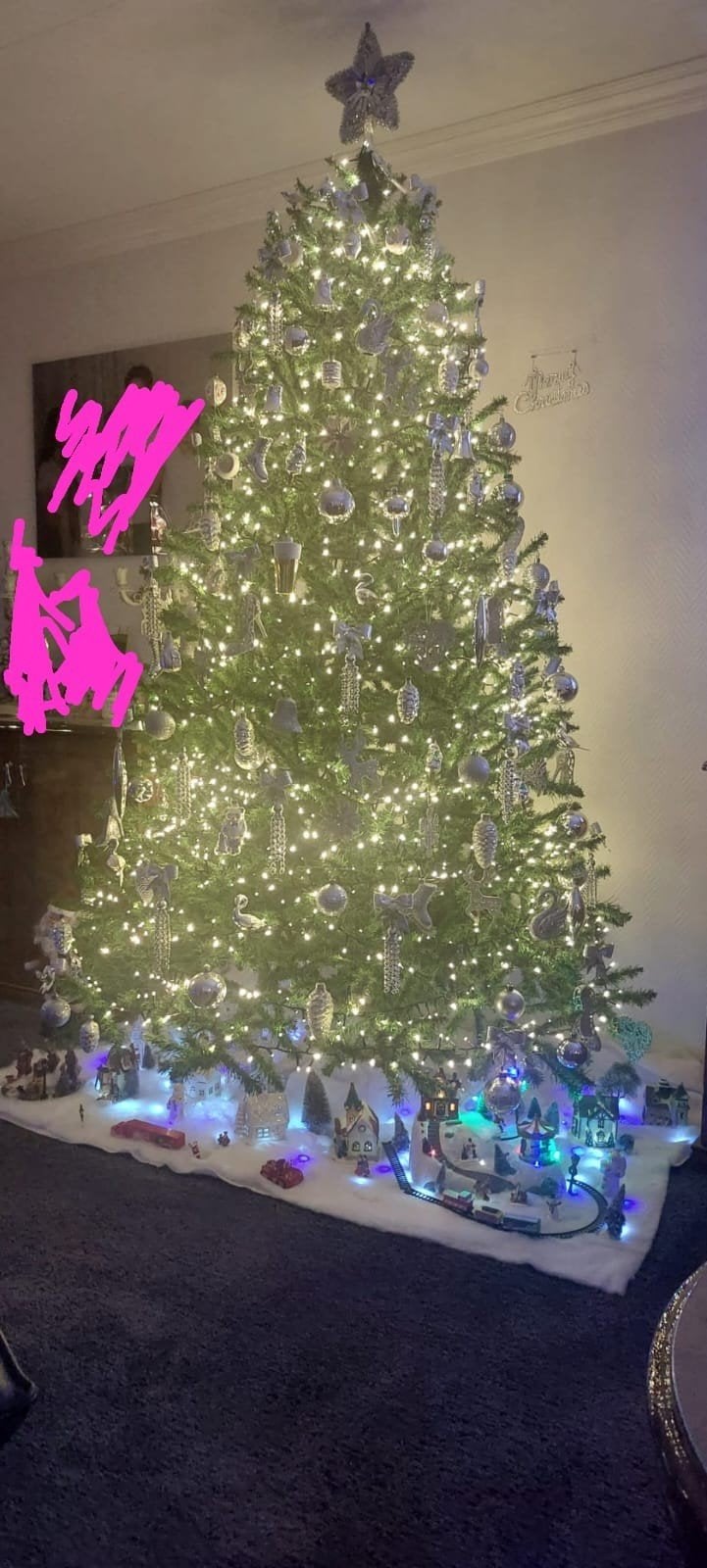 mooie kerstboom..(kunst), Diversen, Ophalen, Gebruikt