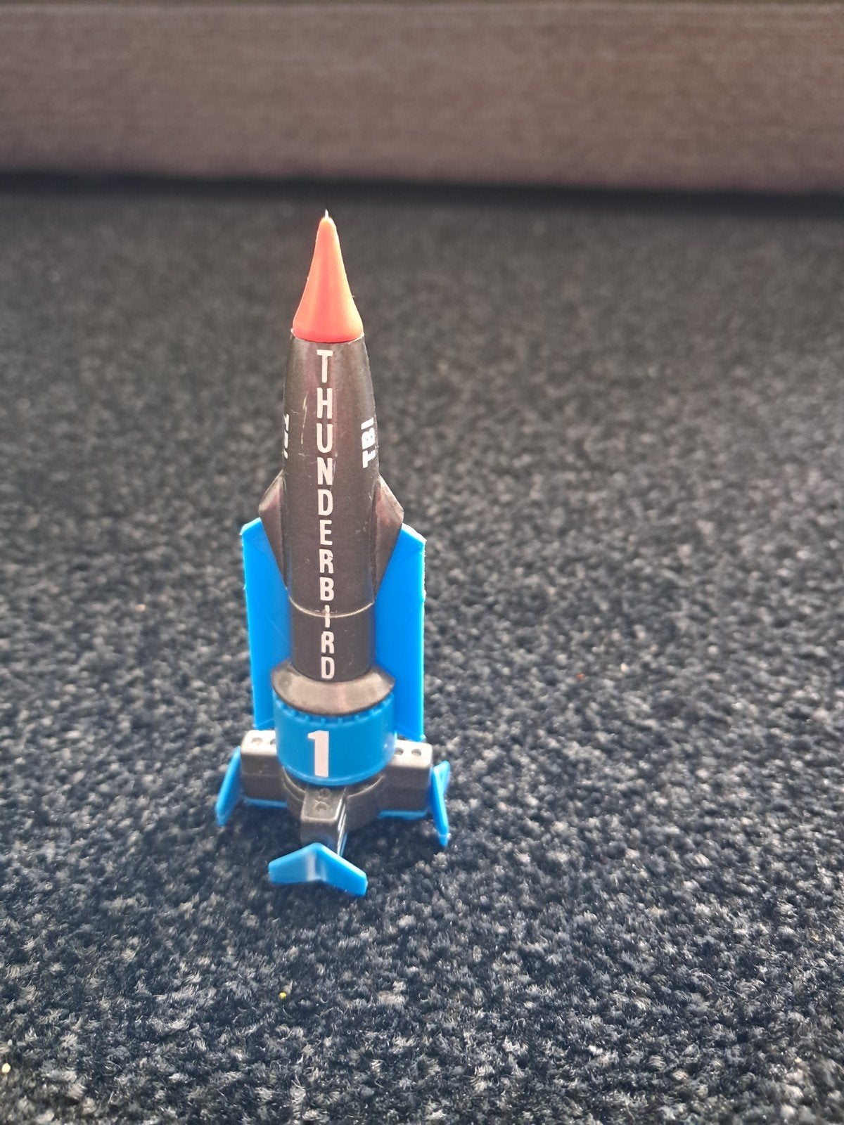 Thunderbirds 1 raket, 10cm, metaal, Verzamelen, Speelgoed, Ophalen of Verzenden, Gebruikt