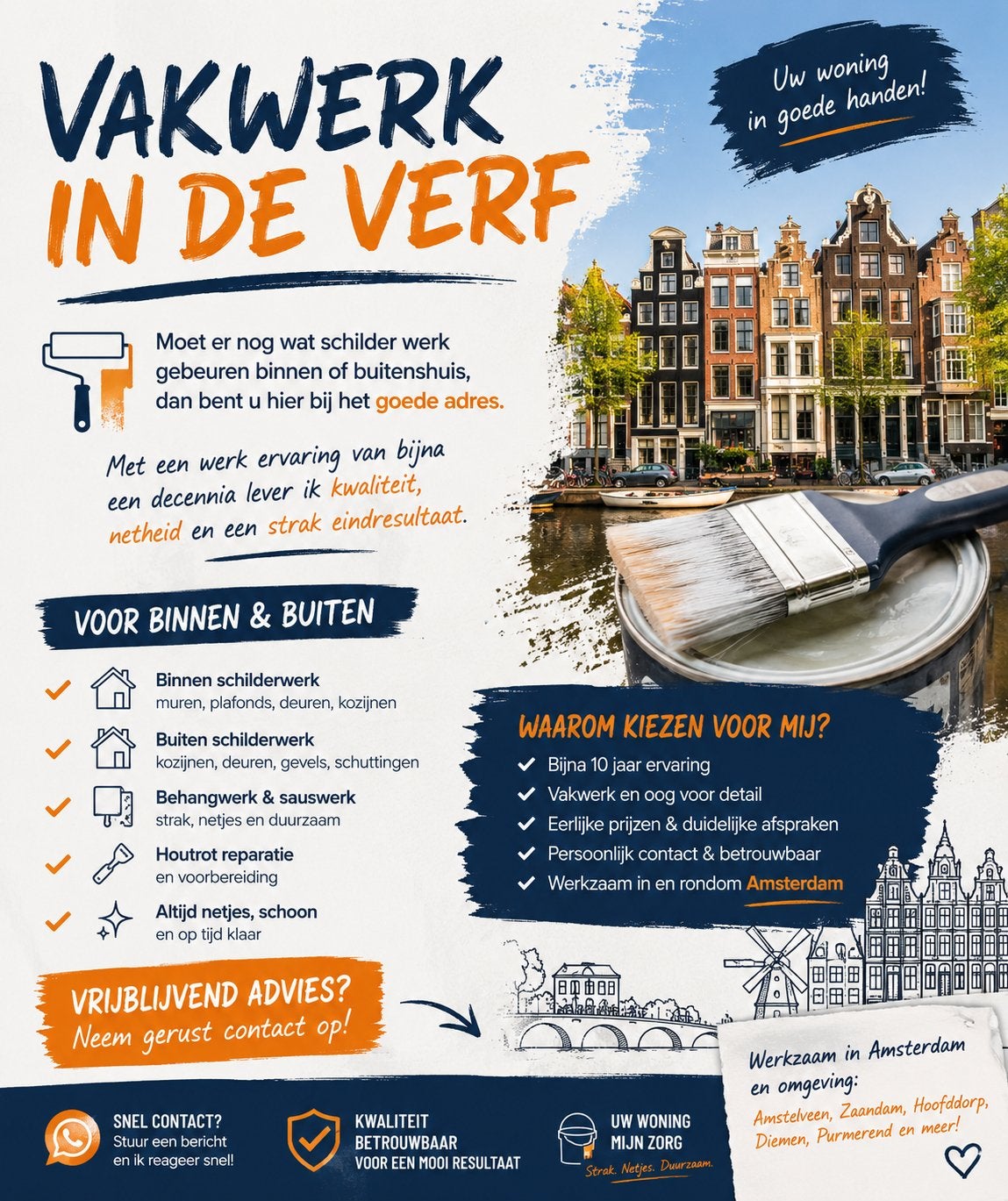 Schilderwerk gezocht?, Diensten en Vakmensen, Schilders en Behangers, Buitenschilderwerk