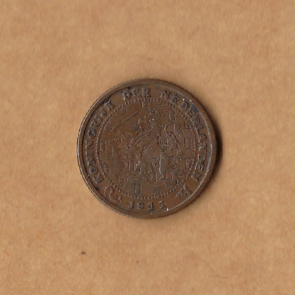 1/2 (halve) cent 1911 Wilhelmina, Ophalen of Verzenden, Koningin Wilhelmina, Overige waardes, Losse munt