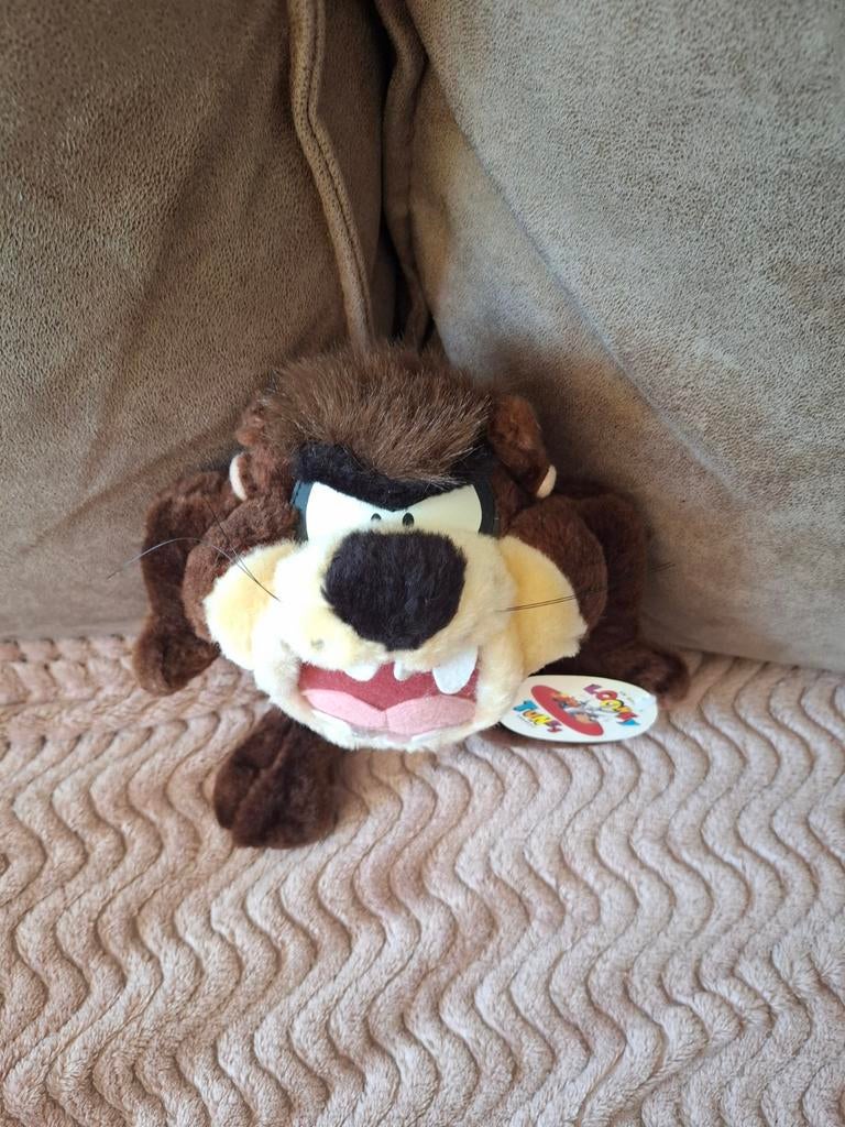 Looney Tunes Taz knuffel - Nieuw met label, Overige merken, Overige karakters, Overige typen, Nieuw