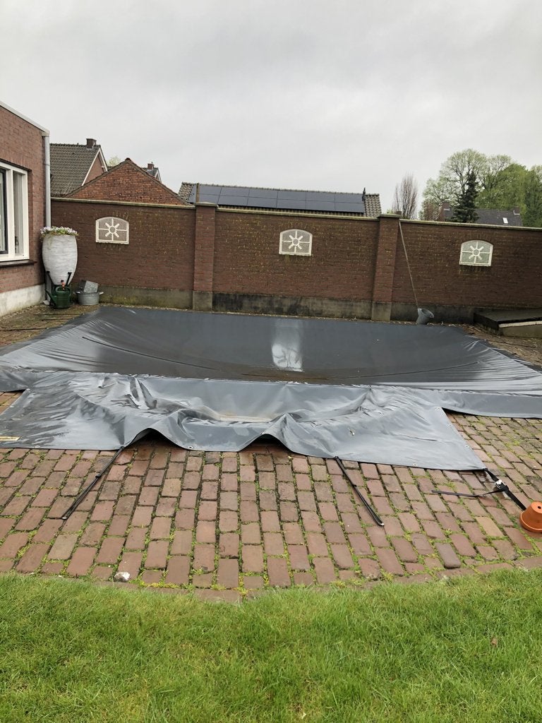 Zwembad afdekking / zeil, Ophalen, Zo goed als nieuw, Afdekzeil