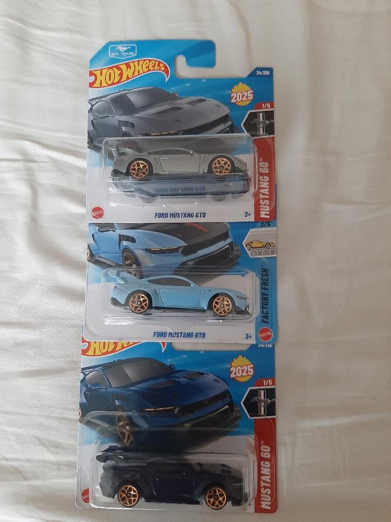 Hotwheels Ford mustang GTD set., Ophalen of Verzenden, Nieuw, Auto