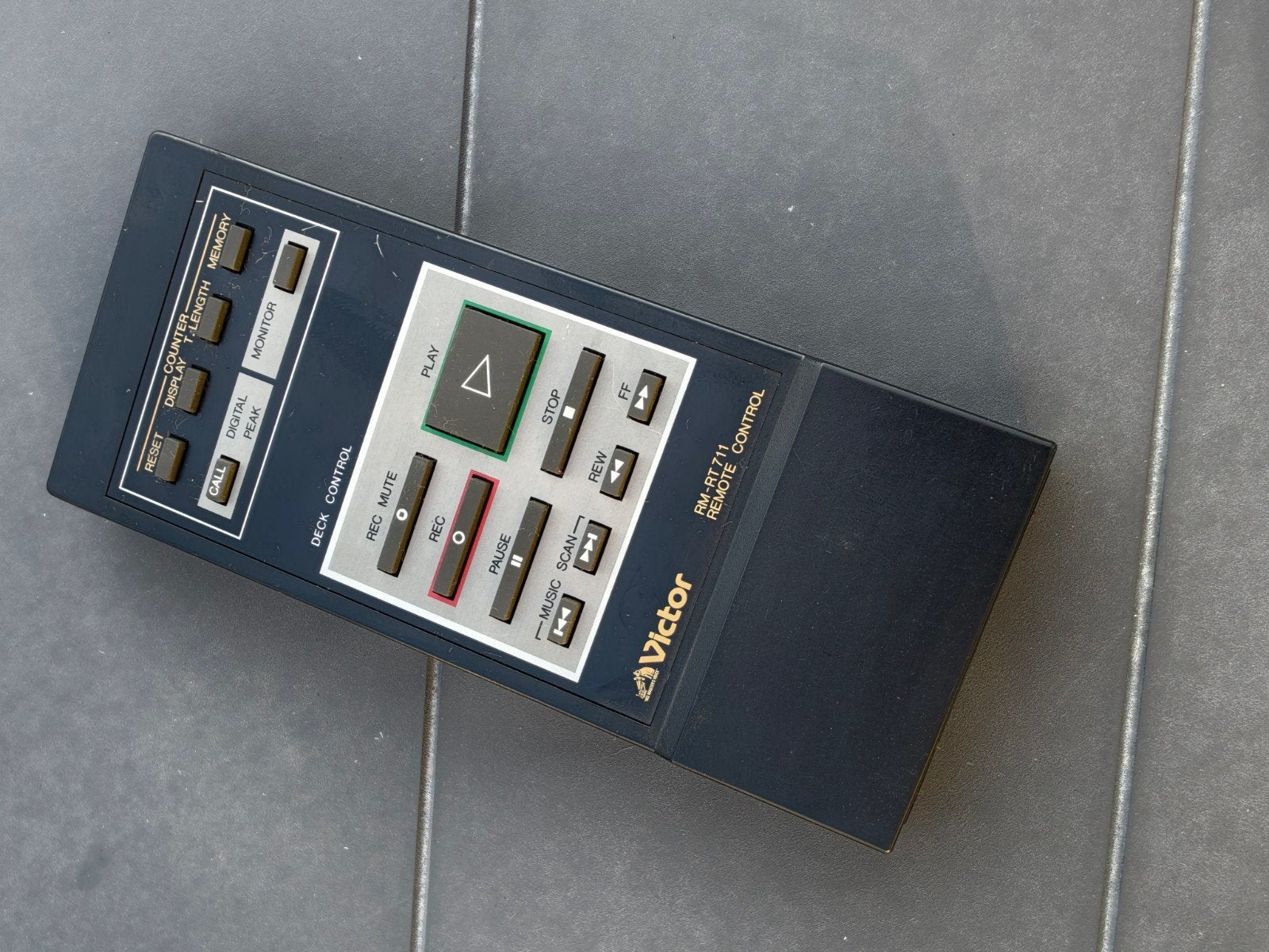 JVC / Victor TD-V711 remote control RM-RT711, Ophalen of Verzenden, Gebruikt, Origineel