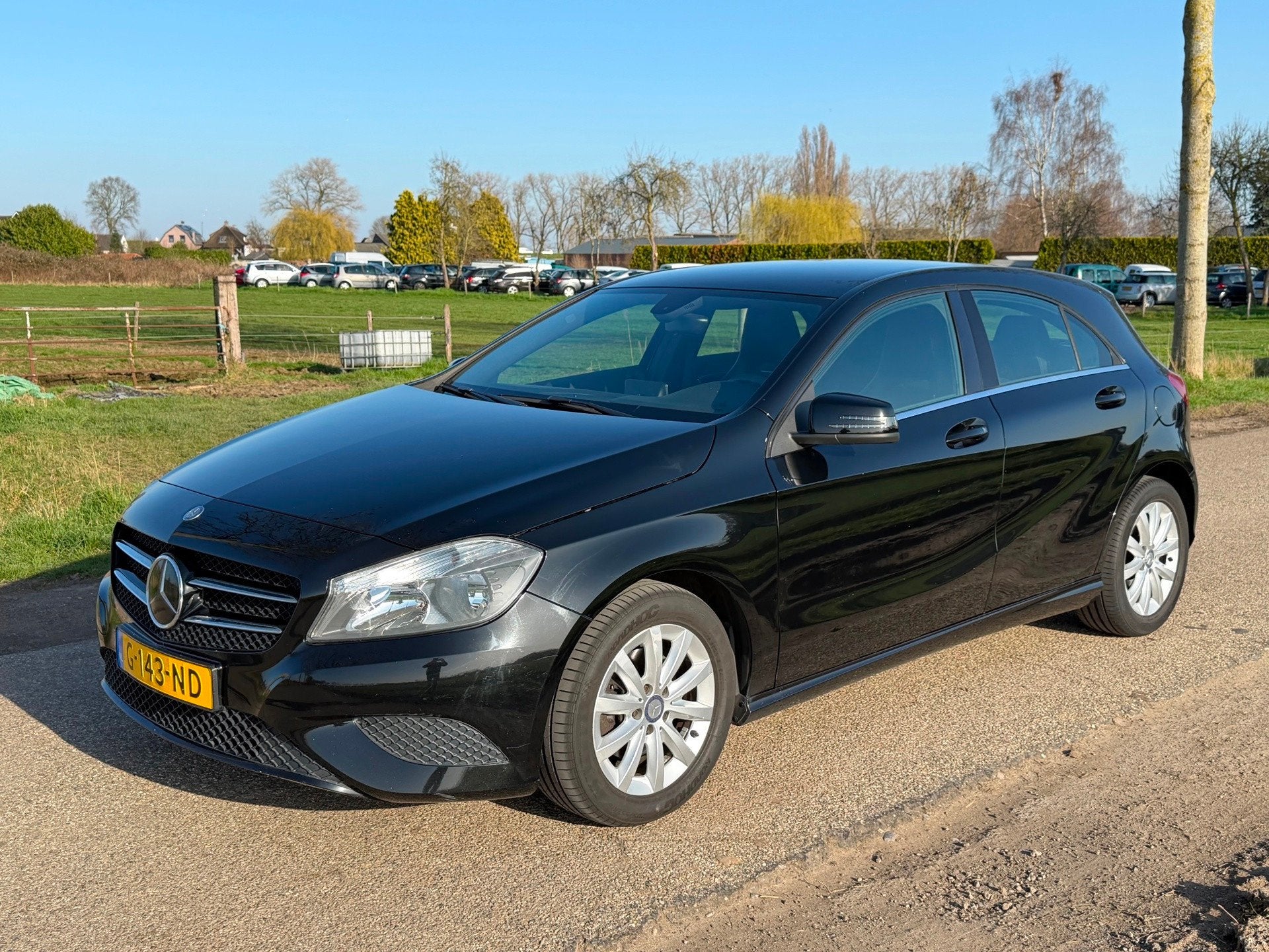 Mercedes-Benz A-klasse 180 Ambition APK 12-2026 Airco Navi, Voorwielaandrijving, Stof, Gebruikt, 4 cilinders