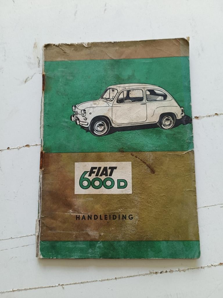 Fiat 600 D Handleiding - Origineel Instructieboekje, Auto diversen, Handleidingen en Instructieboekjes, Ophalen of Verzenden