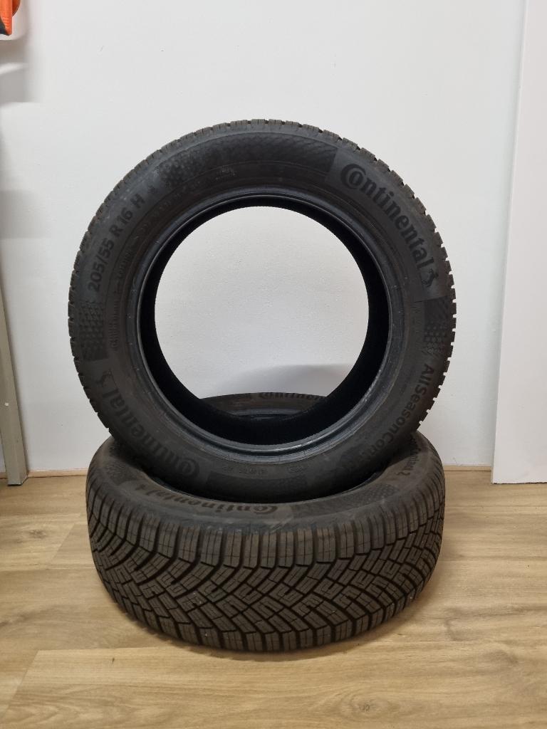 Nieuw 2 autobanden CONTINENTAL ALLSEASON 205/55 R16 91H, Ophalen, 16 inch, Nieuw, 205 mm