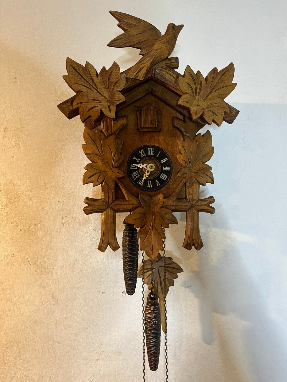 Mooi gerestaureerde koekoeksklok, Antiek en Kunst, Antiek | Klokken, Ophalen of Verzenden
