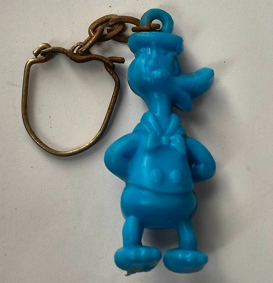 Donald Duck sleutelhanger (blauw), Verzamelen, Ophalen of Verzenden, Zo goed als nieuw, Knuffel of Figuurtje