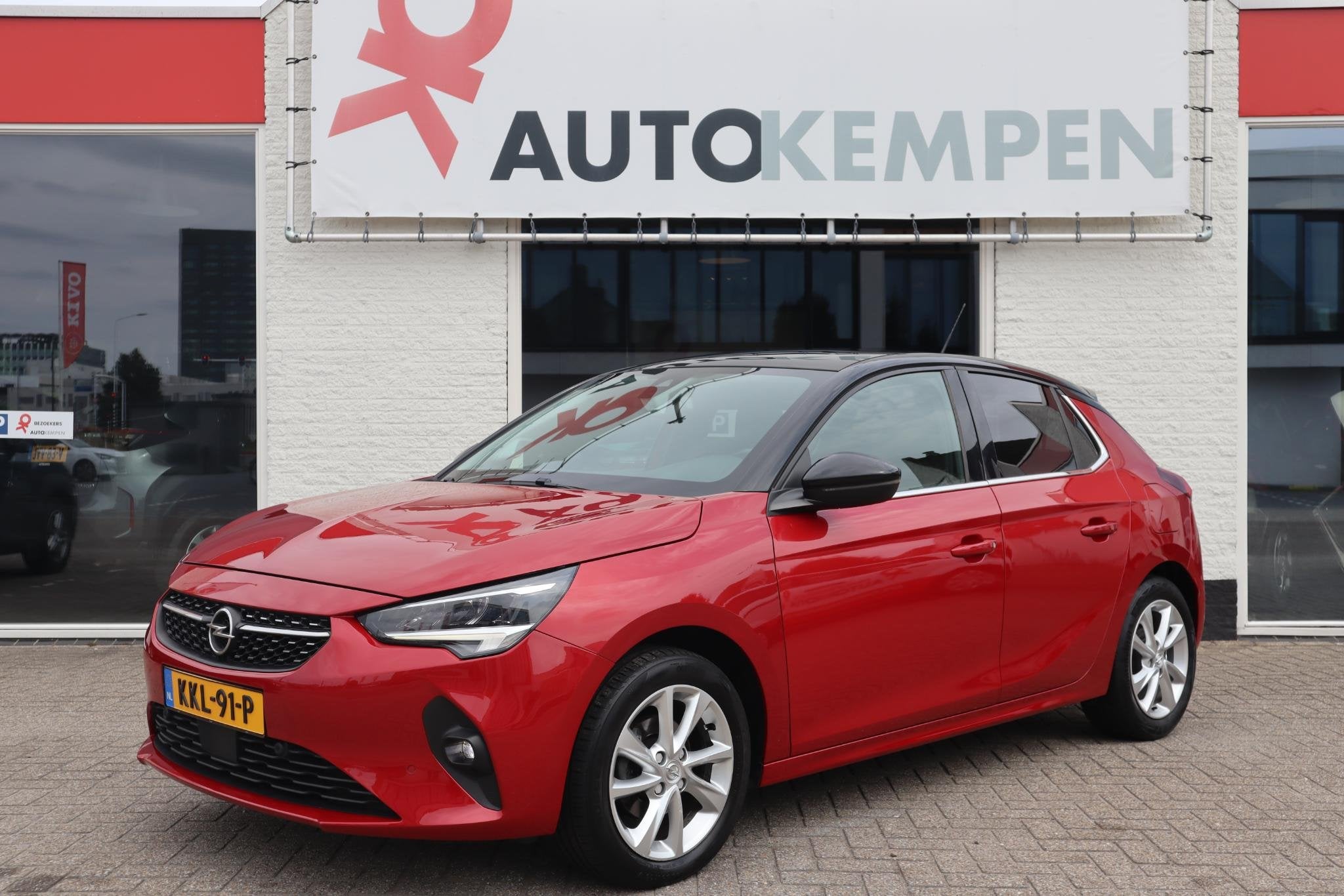 Opel Corsa 1.2 SPORT SKY APPLE CARPLAY|STOEL-STUURVERWARMING, Voorwielaandrijving, Dealer onderhouden, Stof, Gebruikt