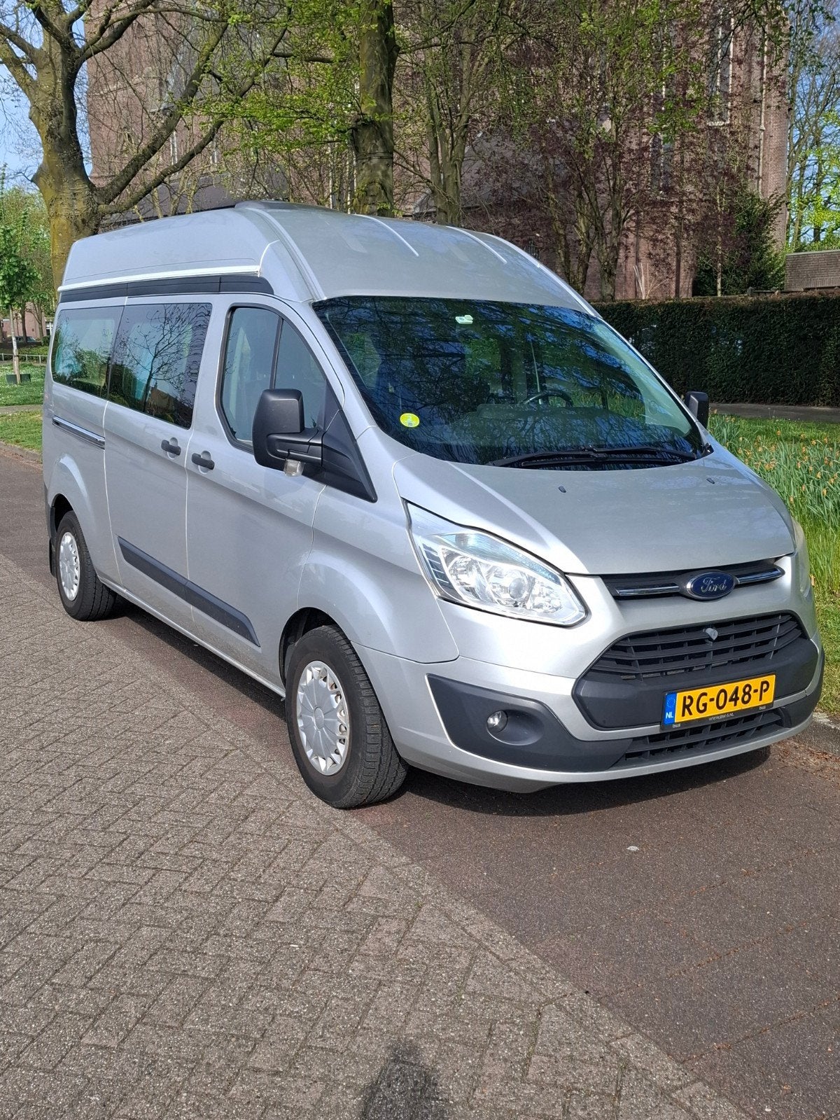 Ford Transit Custom camper 2.2 D 2013, Caravans en Kamperen, Campers, Chemisch toilet, Buscamper of Camperbus, Tot en met 2, Particulier
