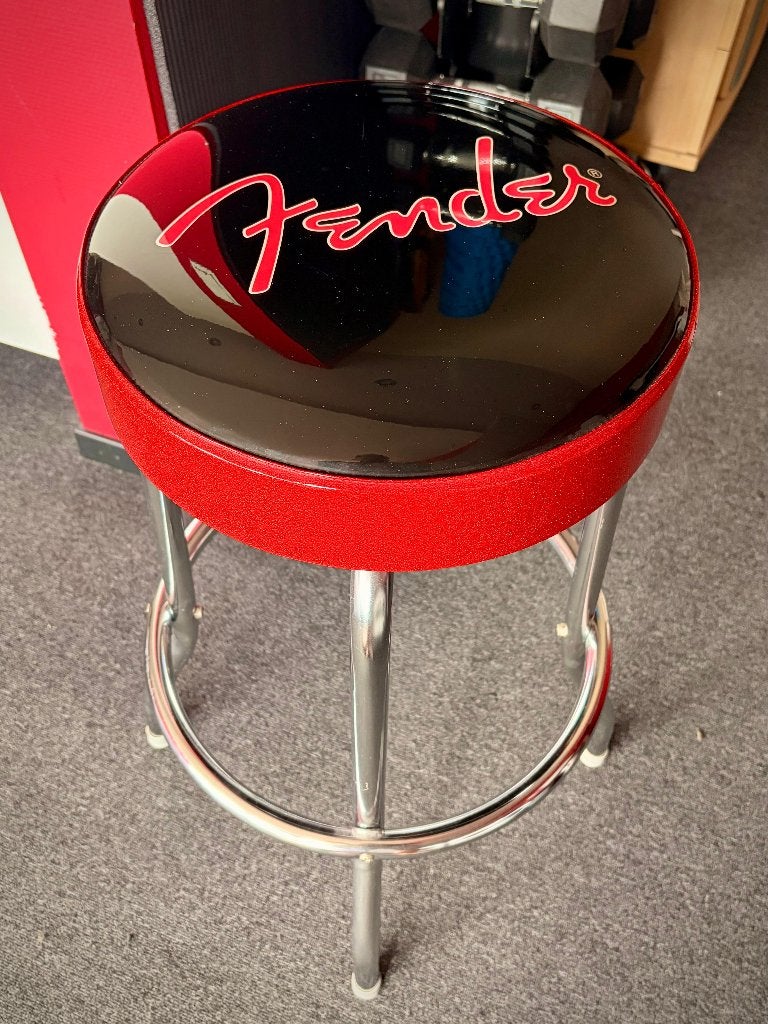 Fender Gitaar Kruk - Red Sparkle Logo, Ophalen of Verzenden, Nieuw, Overige typen