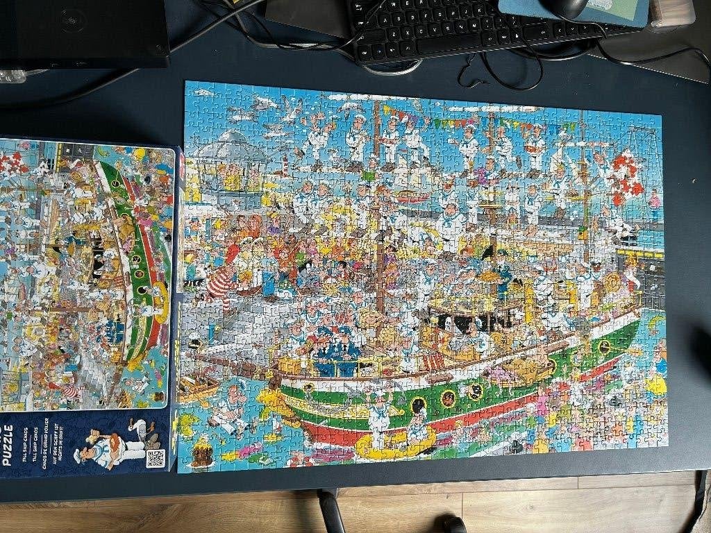 Van Haasteren, Ophalen, 500 t/m 1500 stukjes, Zo goed als nieuw, Legpuzzel