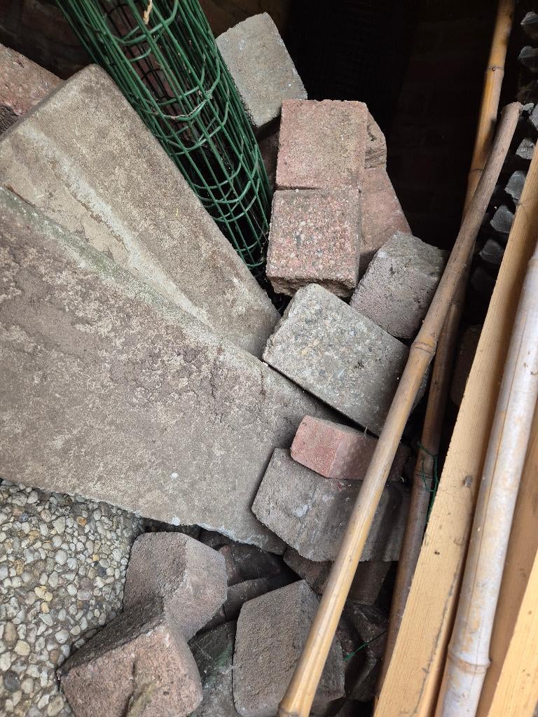 Tuintegels, Ophalen, Gebruikt, Beton, Terrastegels