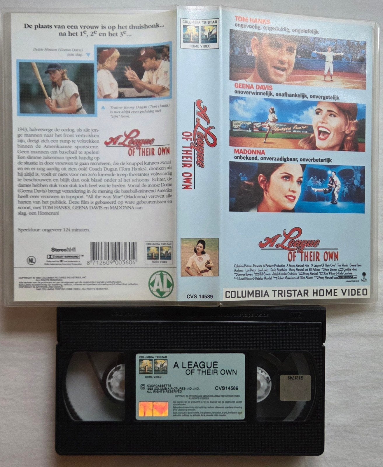 A League Of Their Own VHS Comedy, Alle leeftijden, Ophalen of Verzenden, Gebruikt, Actie en Avontuur