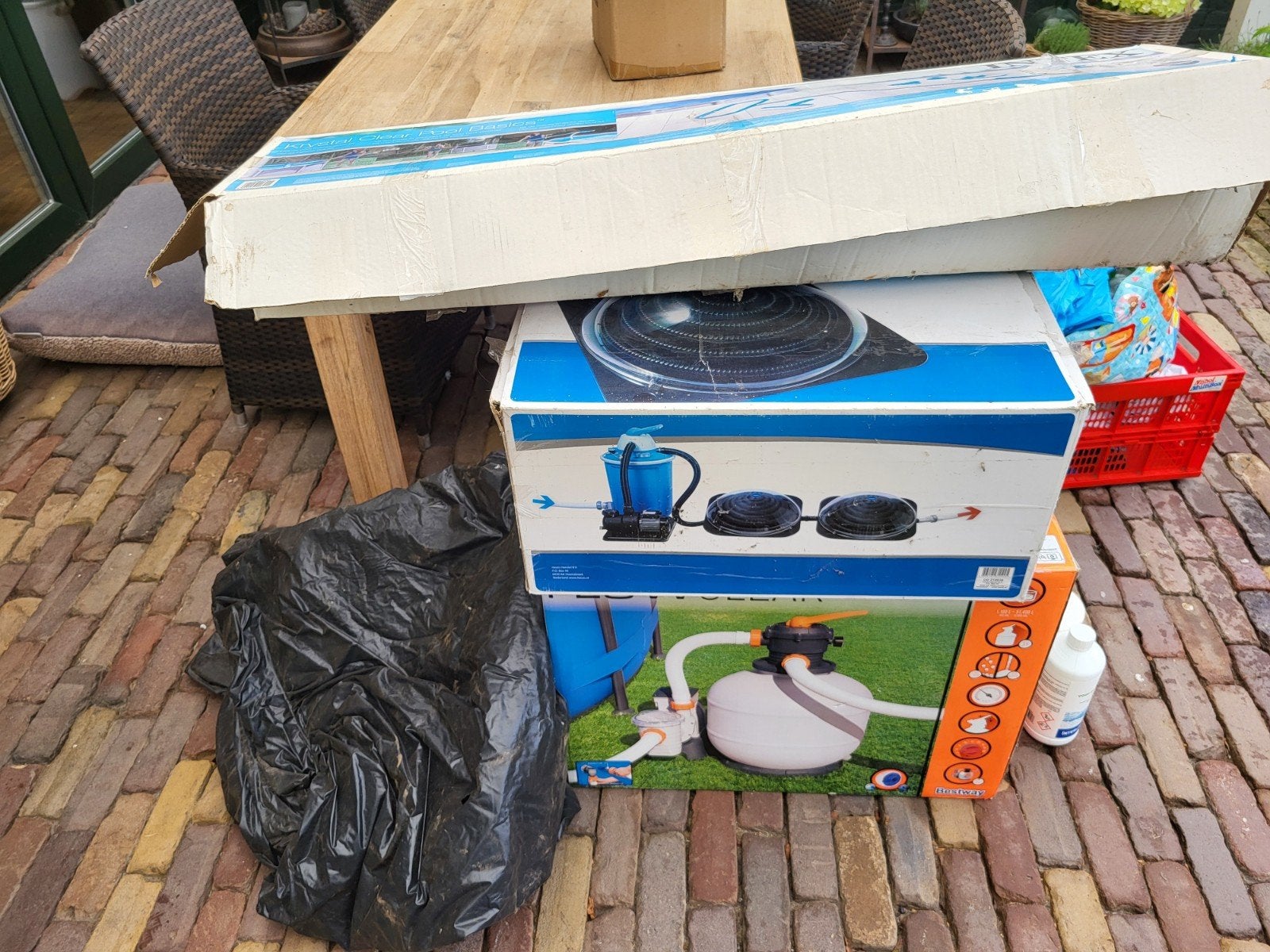 Zwembad accessoires pomp, schoonmaakset verwarming etc, Ophalen, Overige typen