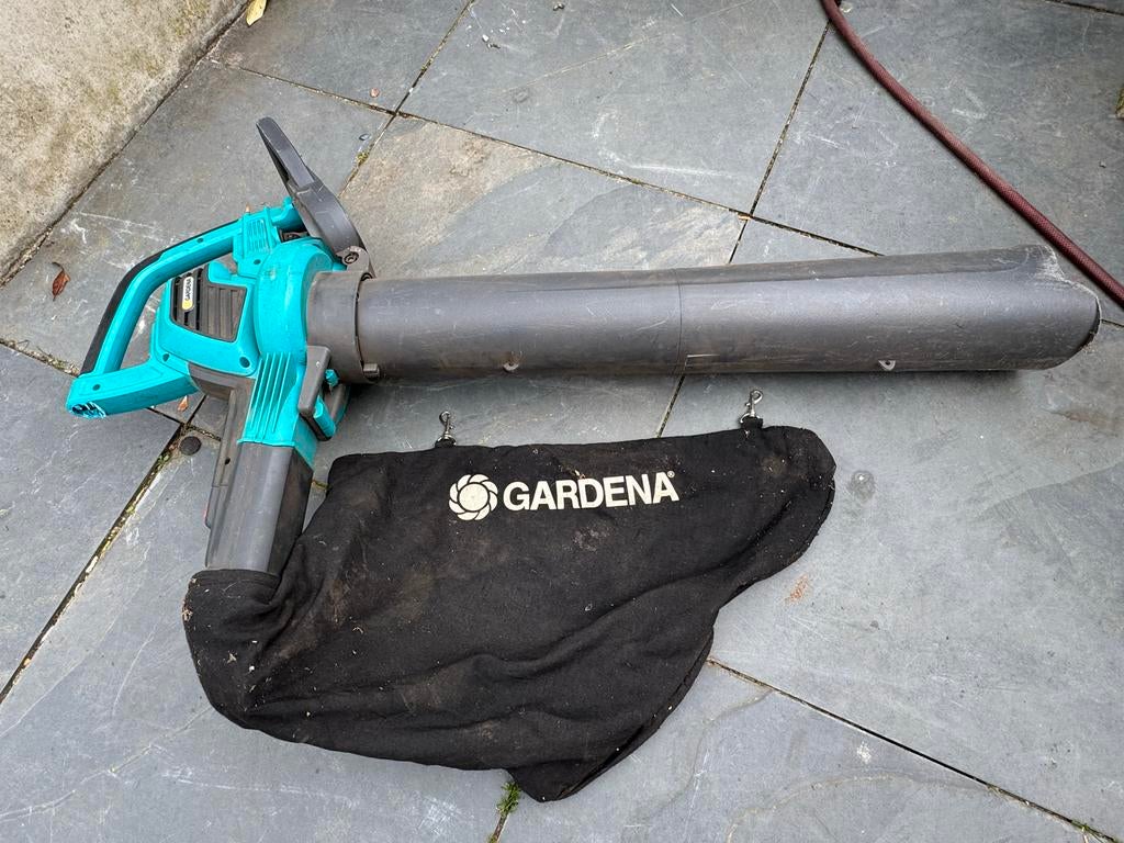Gardena bladzuiger ErgoJet 3000, Tuin en Terras, Bladblazers, Ophalen, Gebruikt, Handgedragen, Met opvangzak