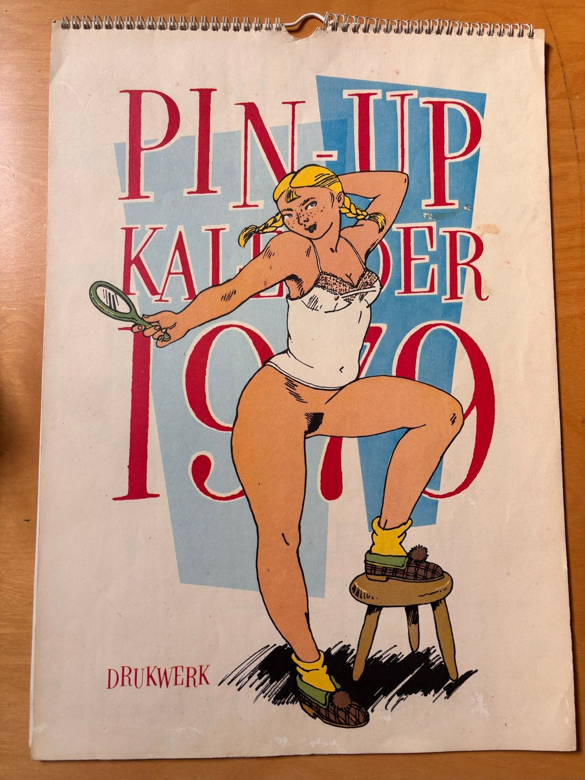 Pin-up kalender 1979 Peter Pontiac e.aa., Ophalen of Verzenden