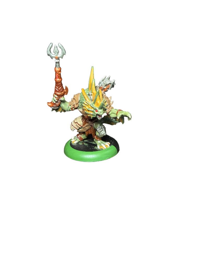 Warmachine Hordes Minions Rask Bog Trog Warlock, ., Warhammer, Ophalen of Verzenden, Zo goed als nieuw