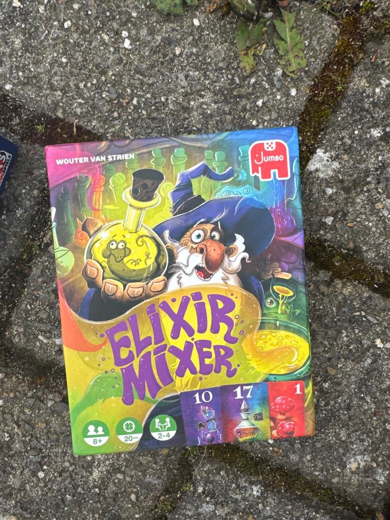 Elixir Mixer Bordspel van Jumbo - Zo goed als nieuw, Drie of vier spelers, Ophalen of Verzenden, Zo goed als nieuw