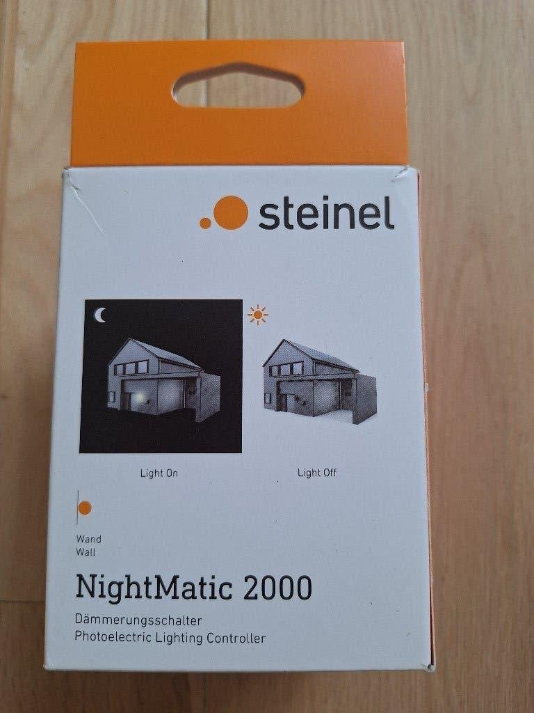 Schemerschakelaar Steinel NightMatic 2000, Ophalen of Verzenden, Nieuw, Wit, Overige merken