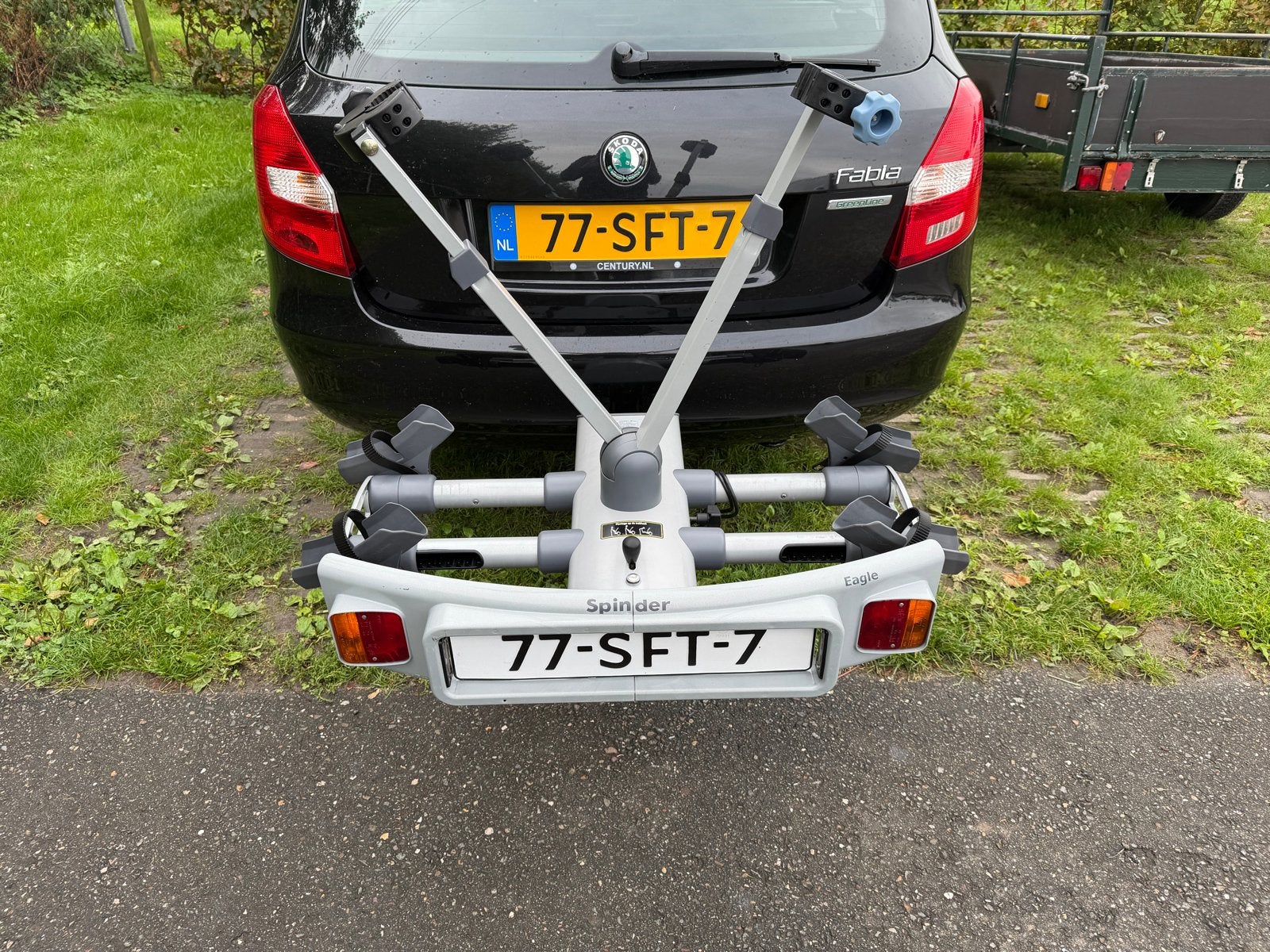 Spinder Eagle trekhaak fietsendrager voor 2 fietsen, Ophalen of Verzenden, 2 fietsen, Gebruikt, Trekhaakdrager
