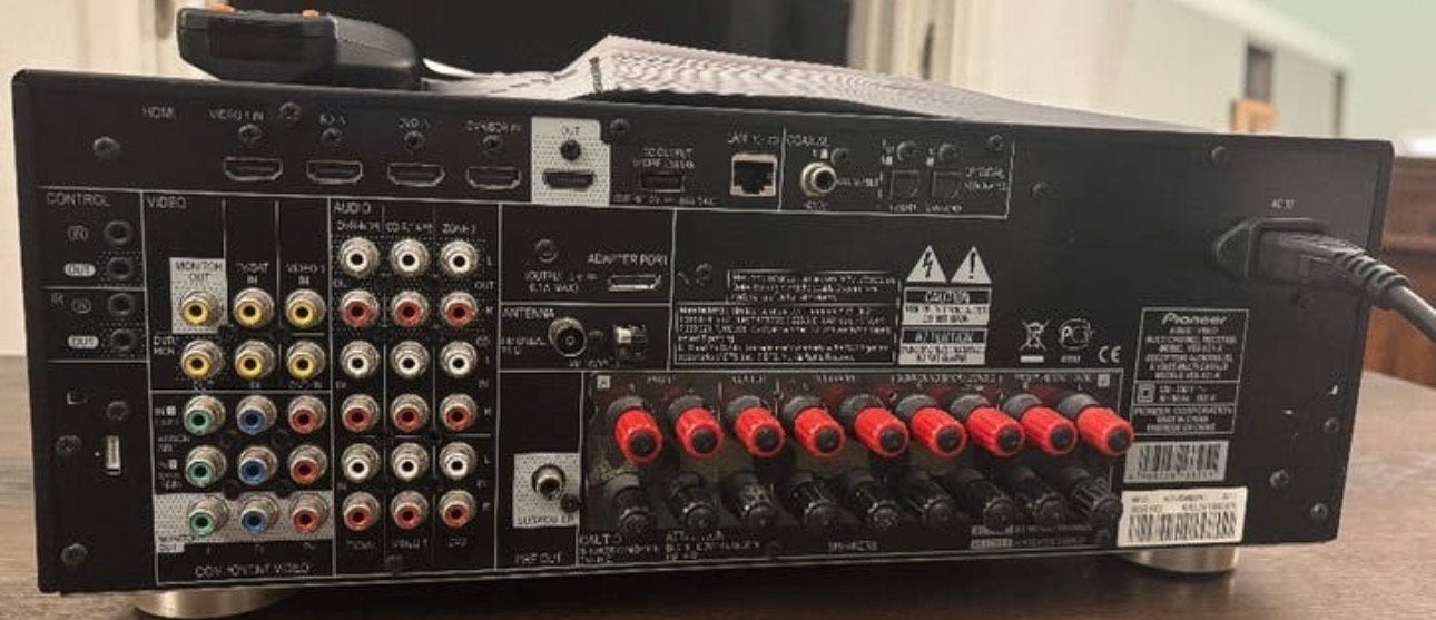 Pioneer VSX-921AV-receiver met afstandsbediening, Ophalen, Zo goed als nieuw, 60 tot 120 watt, Pioneer