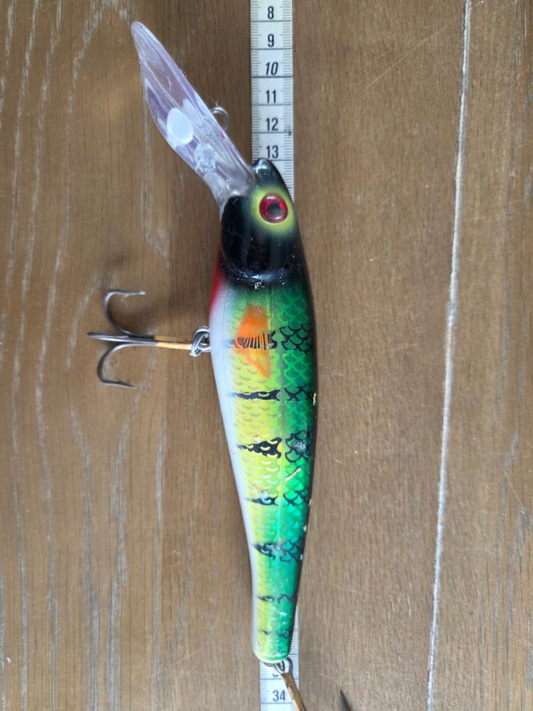 Musky Mania Ernie 9inch Perch, Ophalen of Verzenden, Gebruikt, Overige typen