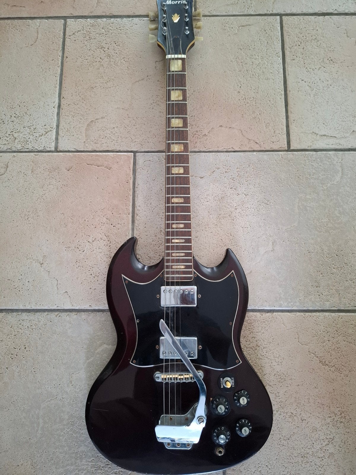 Morris SG elektrische gitaar, Muziek en Instrumenten, Ophalen, Gebruikt, Solid body, Overige merken