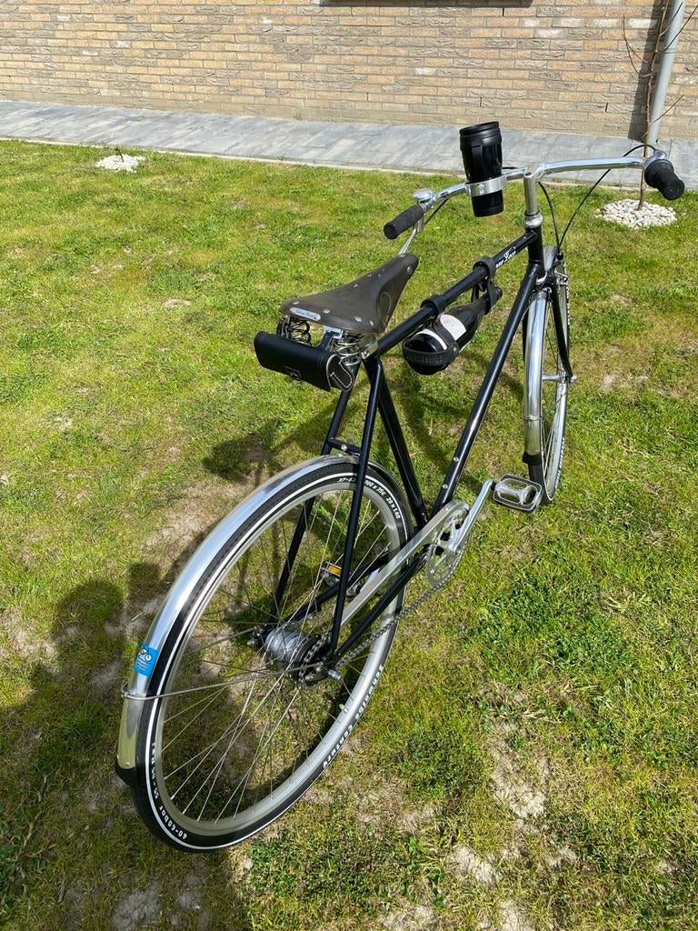 Nieuwe Johnny Loco Charlie herenfiets met wijnfleshouder, Fietsen en Brommers, Gebruikt, Velgrem, 65 cm of meer, Ophalen
