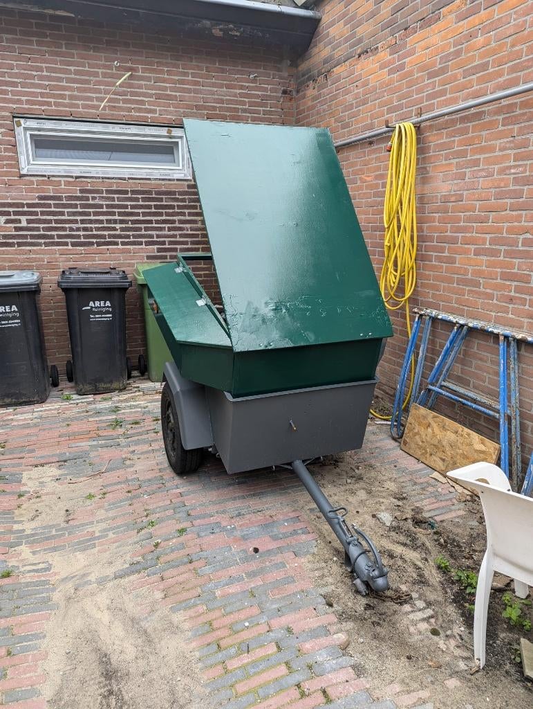 Aanhanger, bagagewagen, viskar, Ophalen