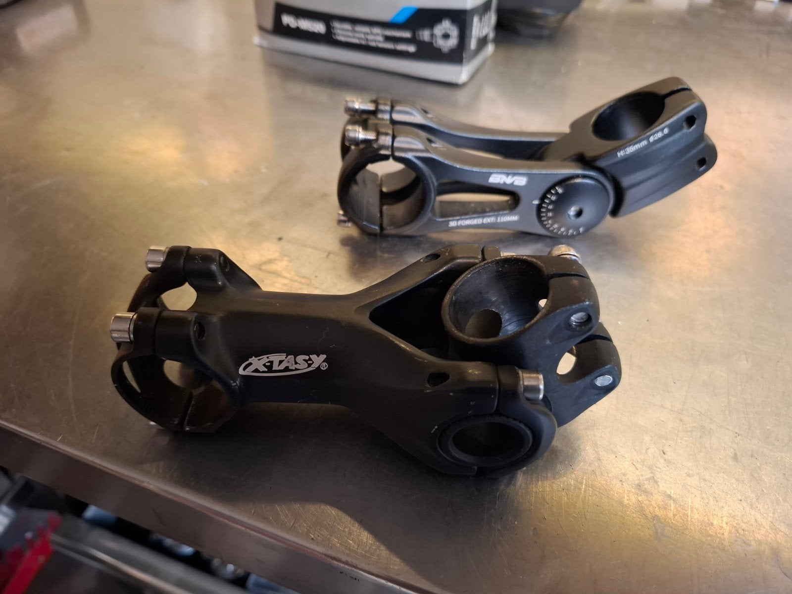 BNB en X-TASY verstelbare stuurpennen, Gebruikt, Stuur, Ophalen of Verzenden, Aluminium