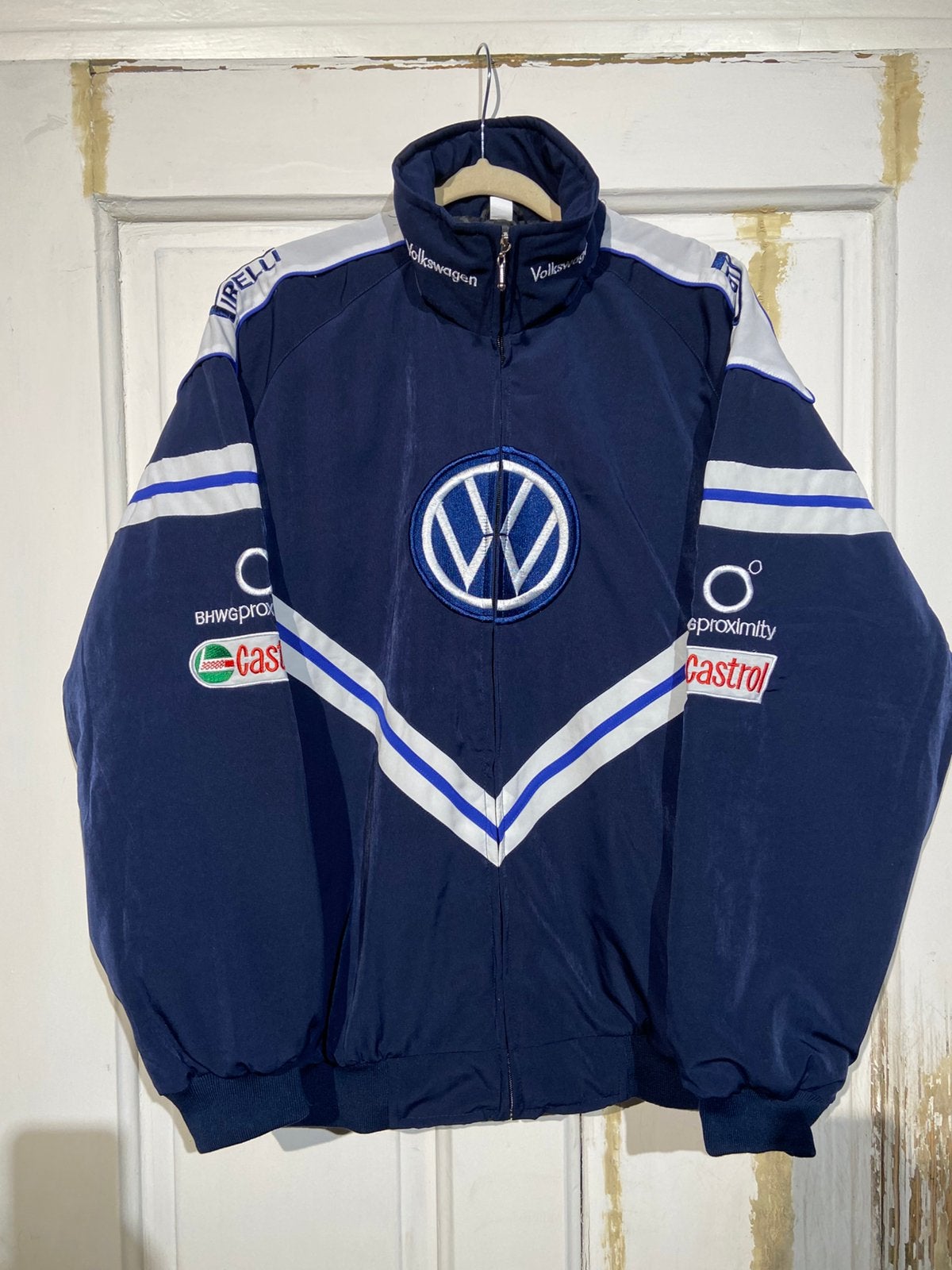 VW Volkswagen Racing-bomberjack (maat XXL), Ophalen of Verzenden, Zo goed als nieuw, Overige maten, Zwart