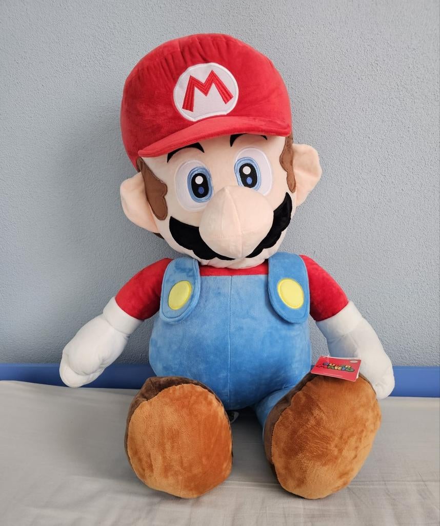 Nieuw Super Mario knuffel XXL 95 cm/ knuffel / kinder speel, Kinderen en Baby's, Speelgoed | Knuffels en Pluche, Ophalen, Overige typen
