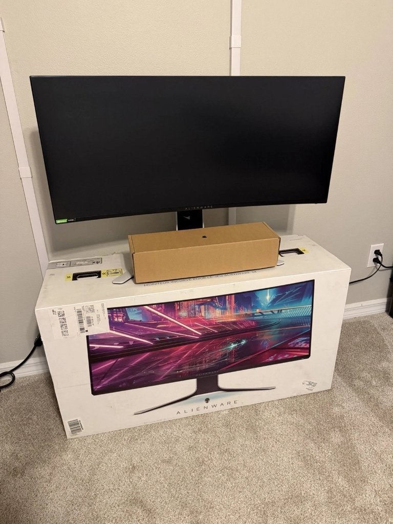 Alienware AW3420DW 34” Ultrawide Curved Gaming Monitor 120Hz, Computers en Software, Monitoren, Gaming, 101 t/m 150 Hz, Curved