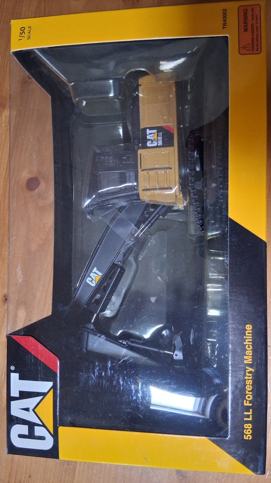 CAT 558 Log lader, Ophalen of Verzenden, Zo goed als nieuw, Hijskraan, Tractor of Landbouw, Overige merken