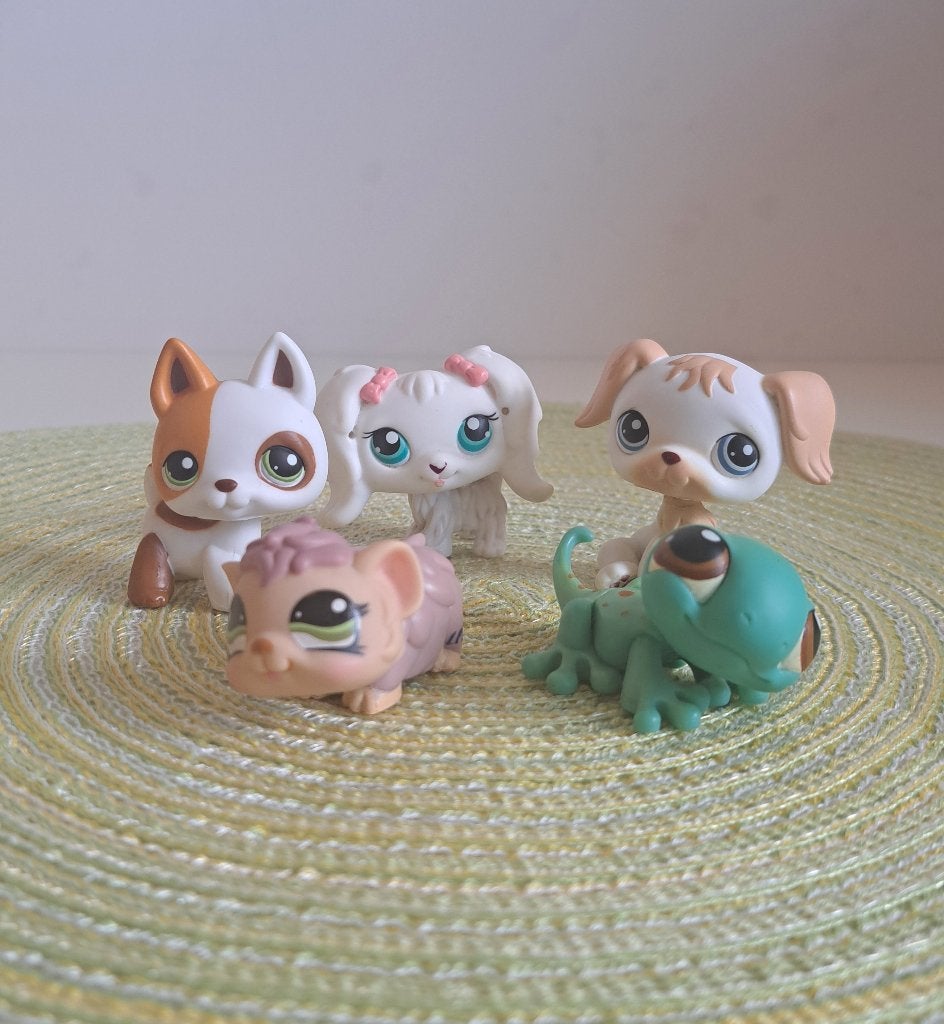 Littlest Pet Shop - set van 5 diertjes, Ophalen of Verzenden, Gebruikt