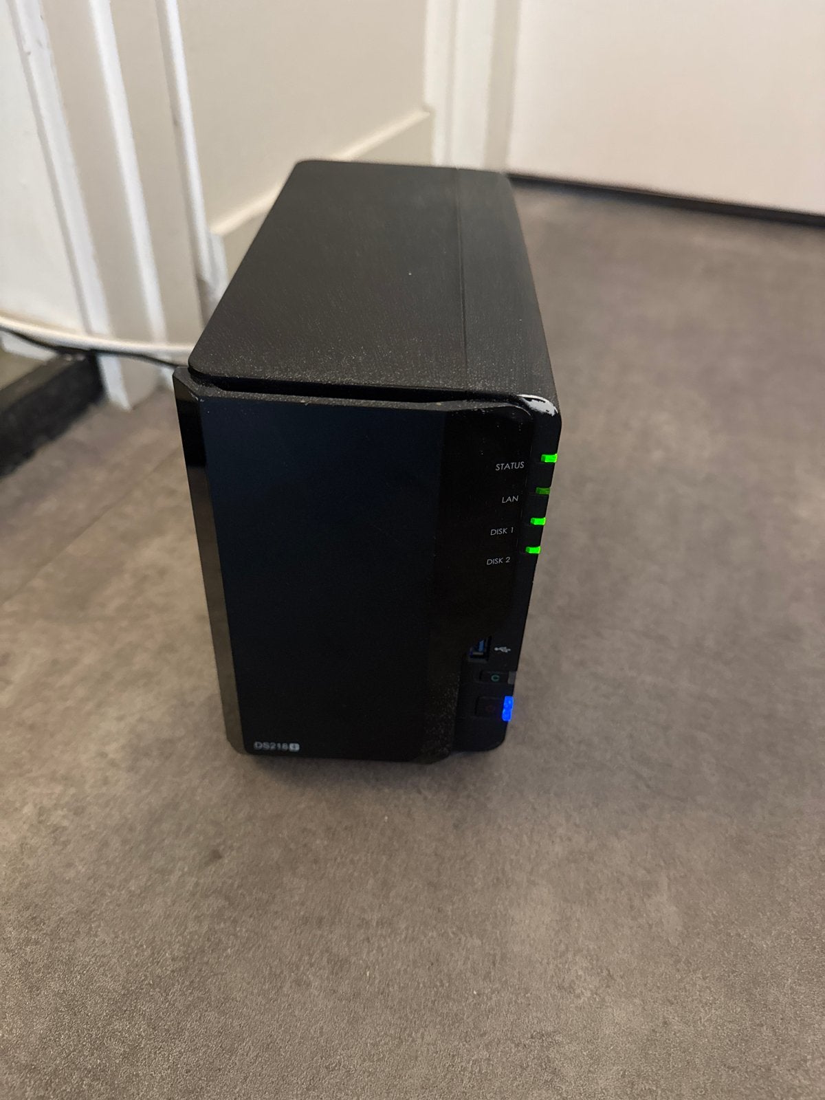 Synology DS218+ NAS incl. 2 WDRed schijven van 2 TB, Computers en Software, NAS, Verzenden, Zo goed als nieuw