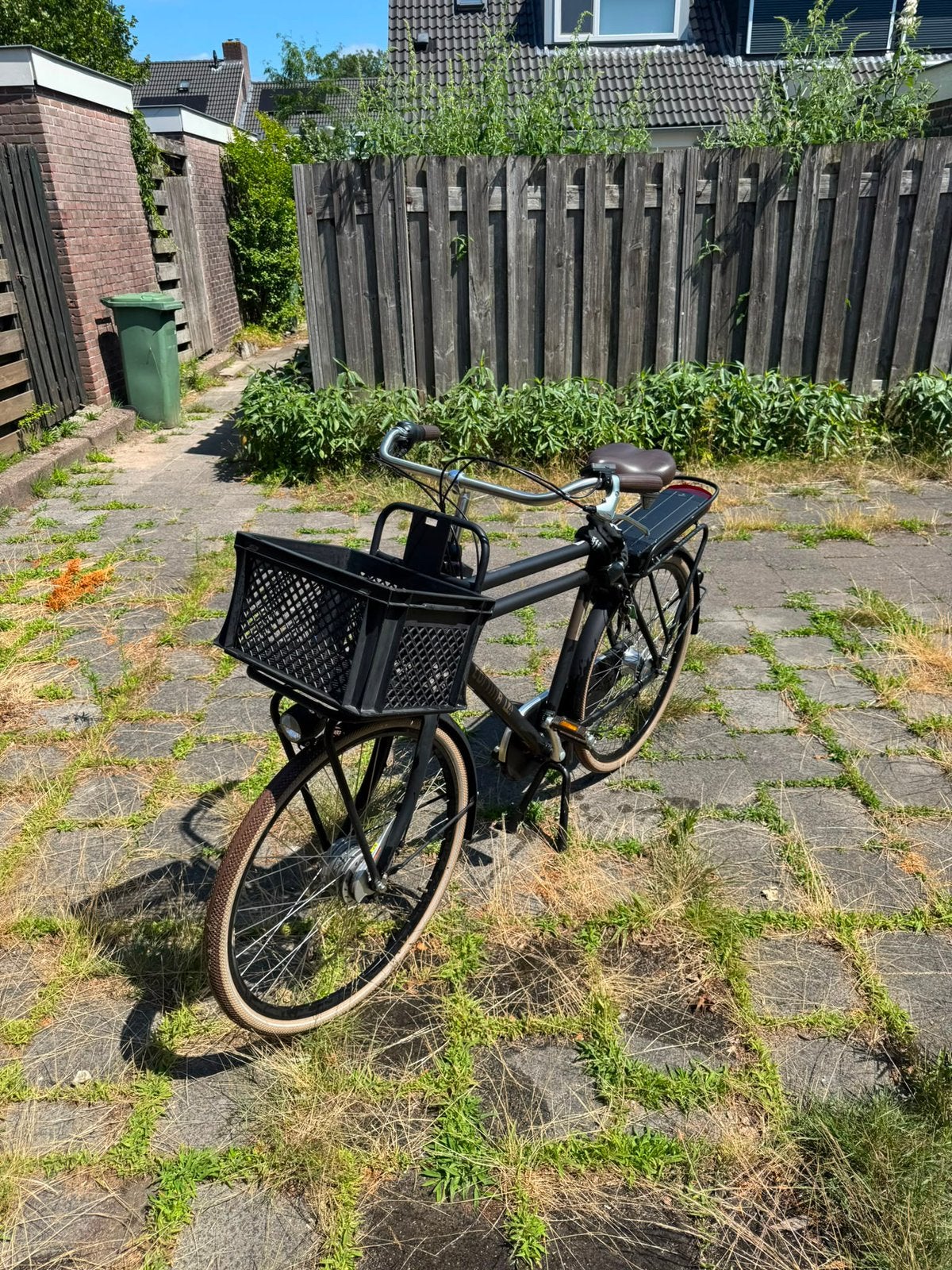 Cortina transport electrische herenfiets, Gebruikt, Versnellingen, 61 tot 65 cm, Trommelrem