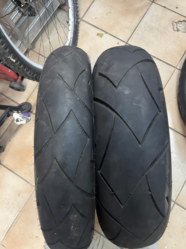 Setje banden, komen van KTM 1290 af, Motoren, Ophalen of Verzenden, Gebruikt