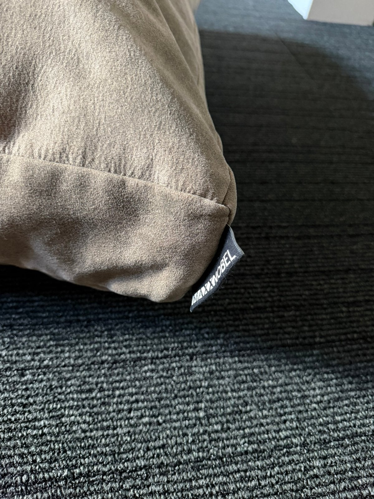 Hondenkussen Maxxnobel bruin taupe orthopedisch lederlook, Dieren en Toebehoren, Ophalen, Zo goed als nieuw, Leer
