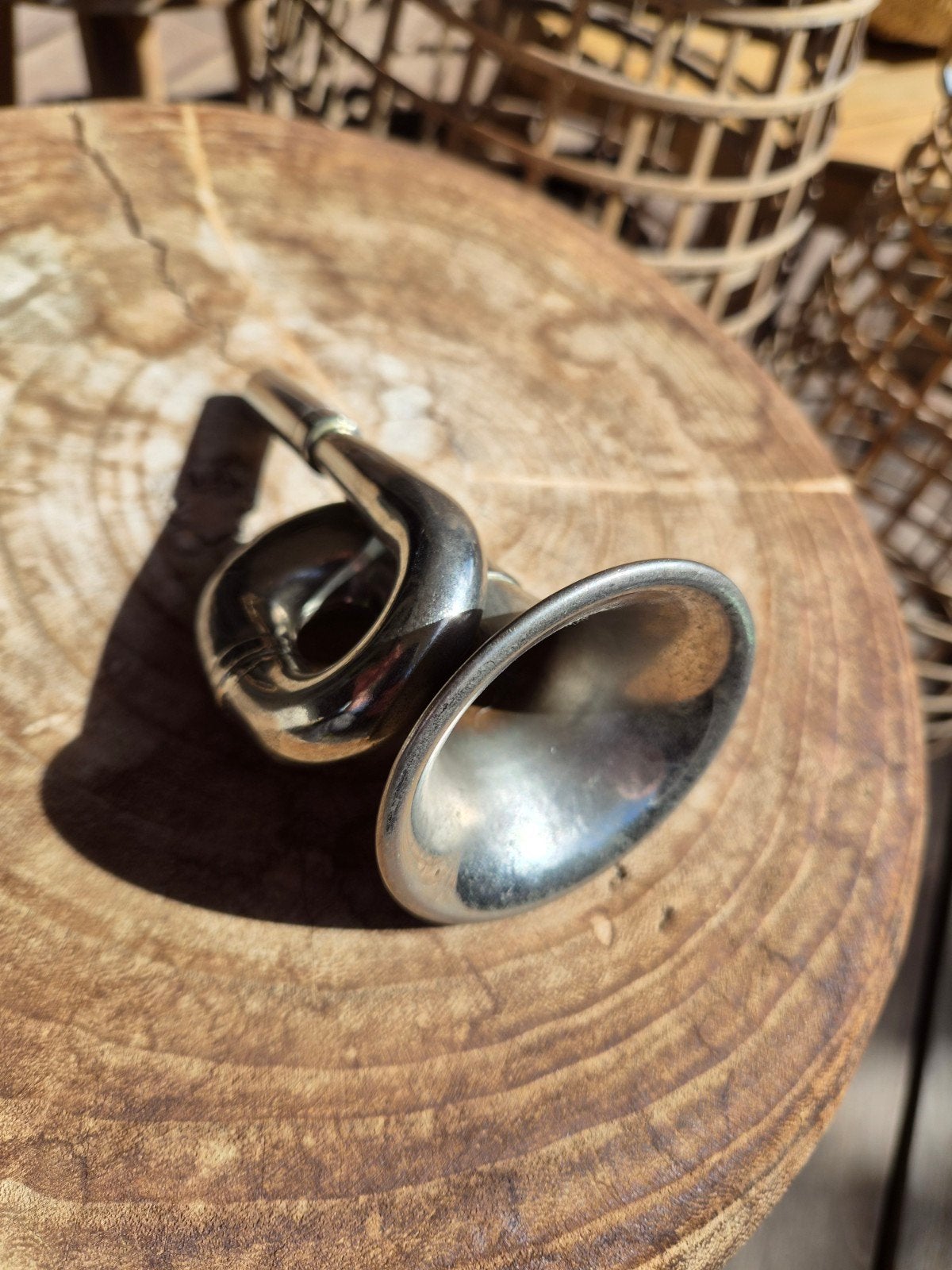 Vintage Condor Horn - hand toeter, Gebruikt