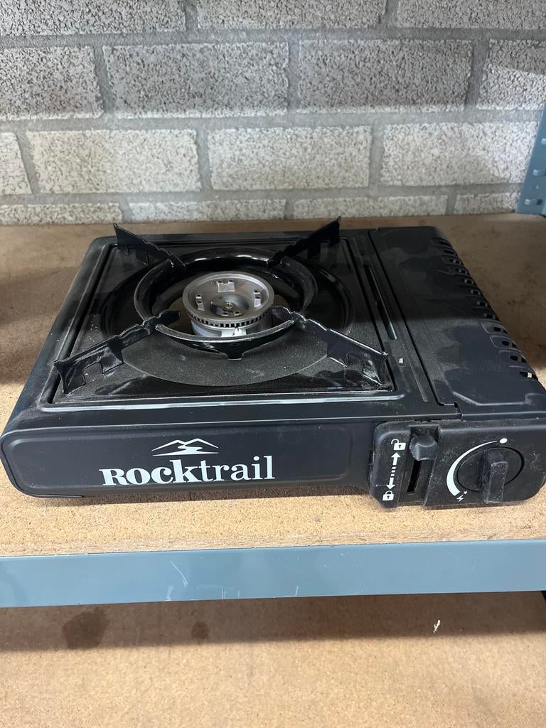 Rocktrail Campinggasbrander met 3 gasbussen, Caravans en Kamperen, Kampeeraccessoires, Ophalen of Verzenden, Nieuw