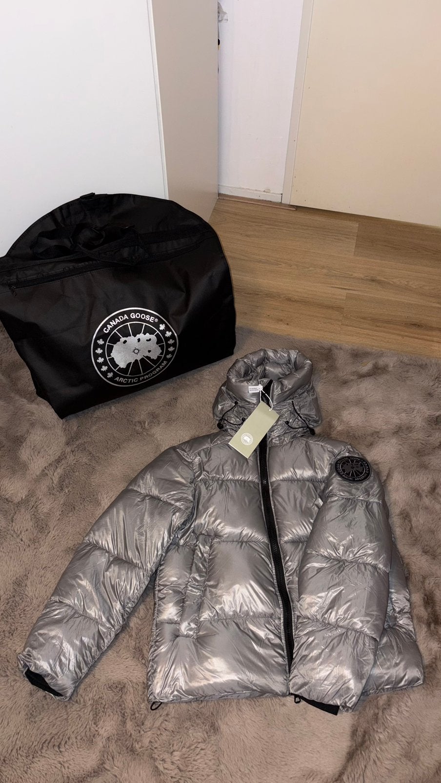 Canada Goose Puffer Grijs (Maat M), Ophalen, Nieuw, Maat 48/50 (M), Grijs