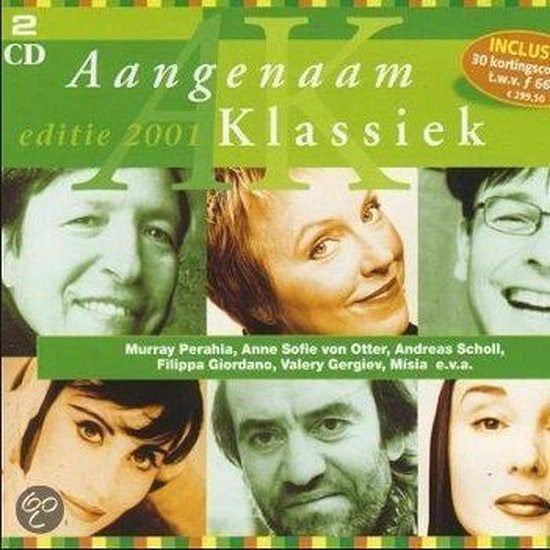 Aangenaam Klassiek 2001 2 X CD, Verzenden, Overige typen, Zo goed als nieuw, Classicisme