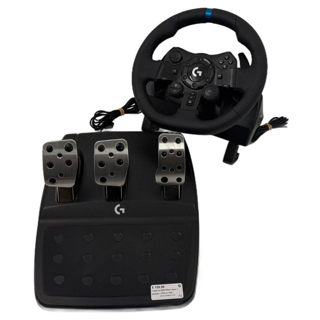 Logitech G923 Race stuur + pedalen | PS4 en PS5 |, Dordrecht@usedproducts.nl, Toulonselaan 72, PlayStation 4, Ophalen of Verzenden