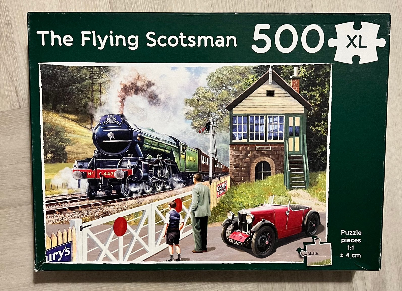 The Flying Scotsman 500 XL Legpuzzel, Ophalen of Verzenden, 500 t/m 1500 stukjes, Gebruikt, Legpuzzel