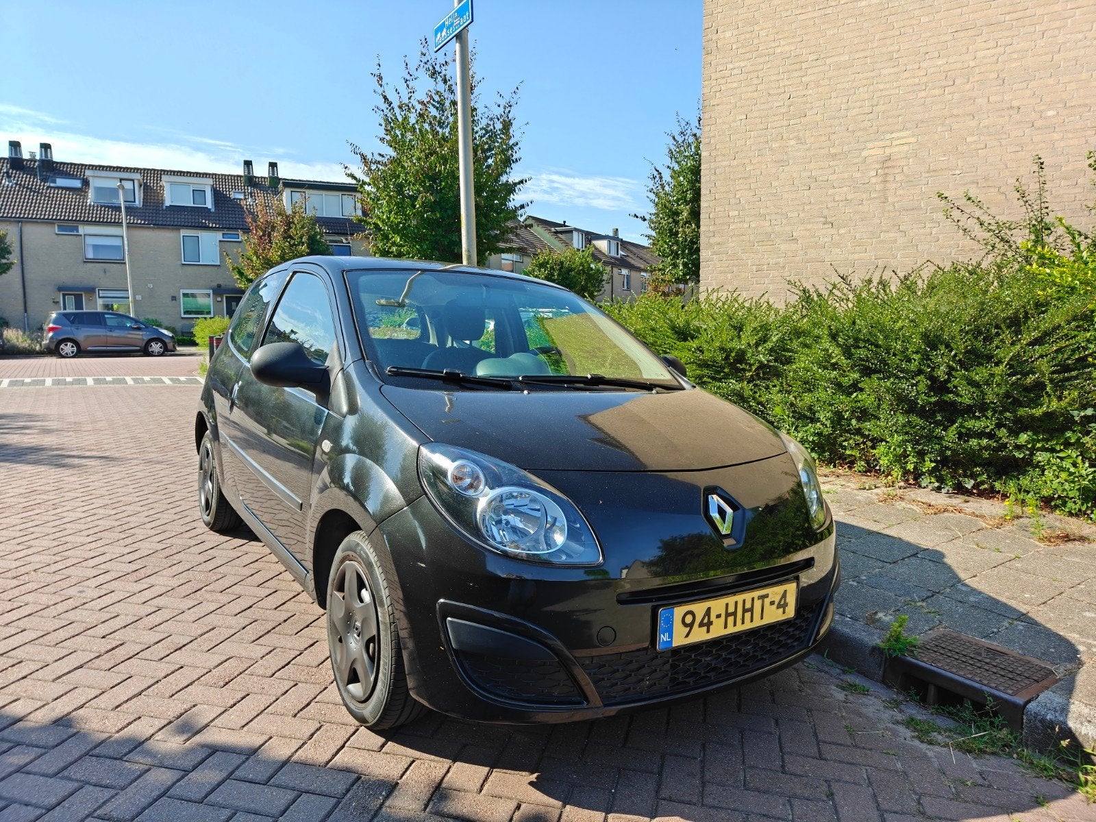 Renault Twingo 1.1 2008 Zwart, Auto's, Renault, Voorwielaandrijving, 31 €/maand, 4 cilinders, Zwart